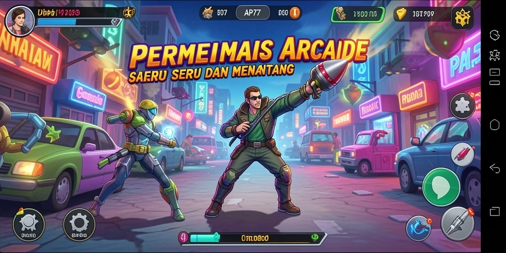Tampilan gameplay seru dalam API77 yang membuat ketagihan.