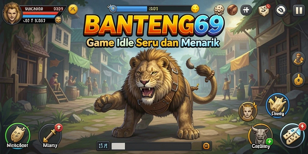 Screenshot menampilkan gameplay seru BANTENG69 dengan aksi intens.