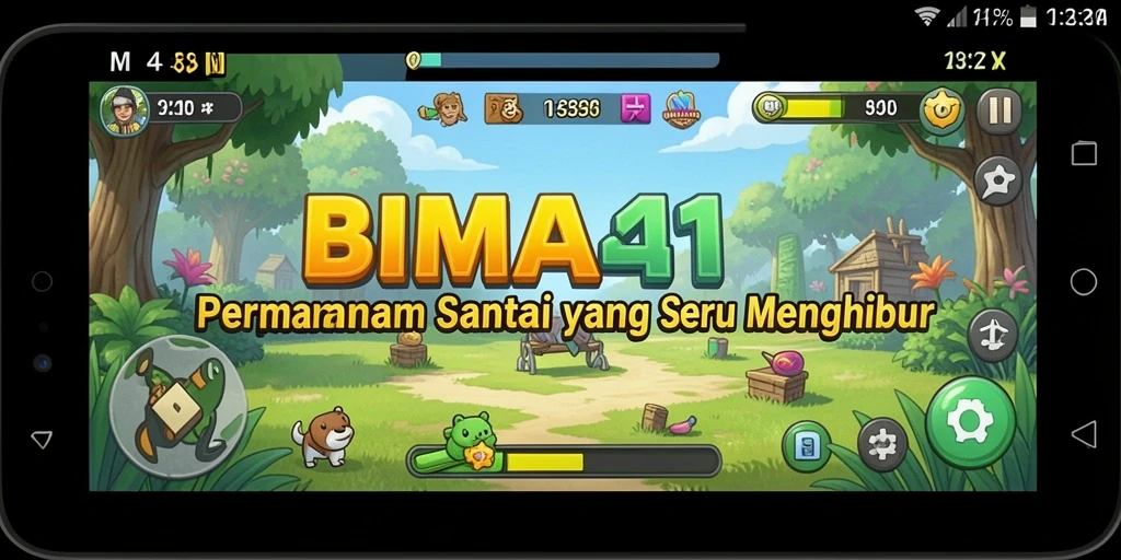 Screenshot gameplay BIMA11 yang menunjukkan keseruan bermain dengan grafis menarik.