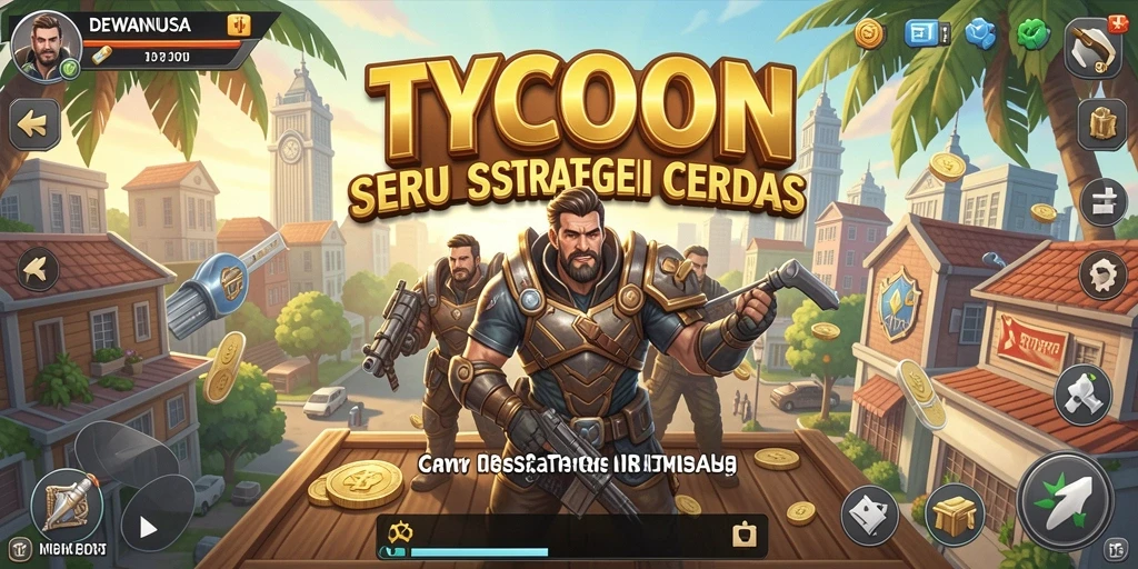 Screenshot menampilkan gameplay Tycoon yang menarik di DEWANUSA.