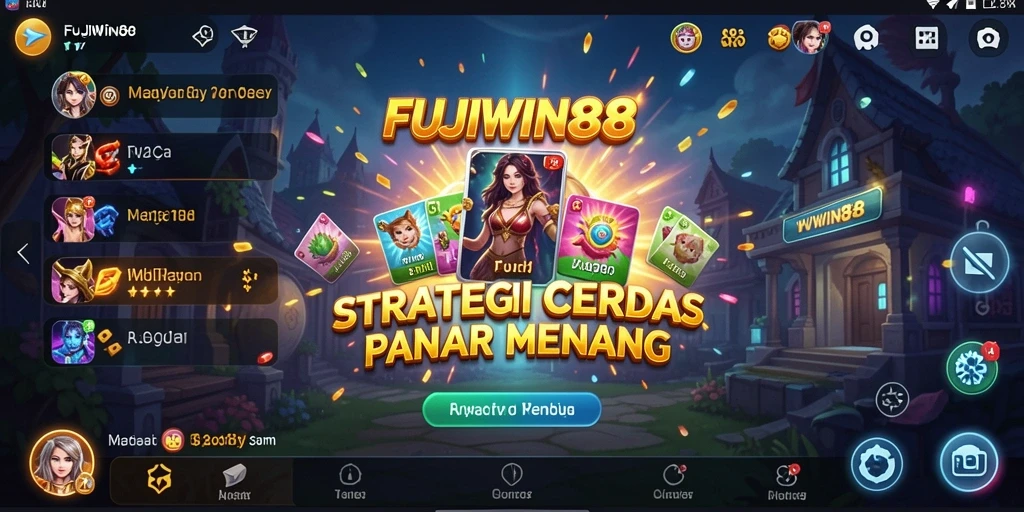 Tangkapan layar menunjukkan aksi strategis yang mengasyikkan dalam FUJIWIN88.