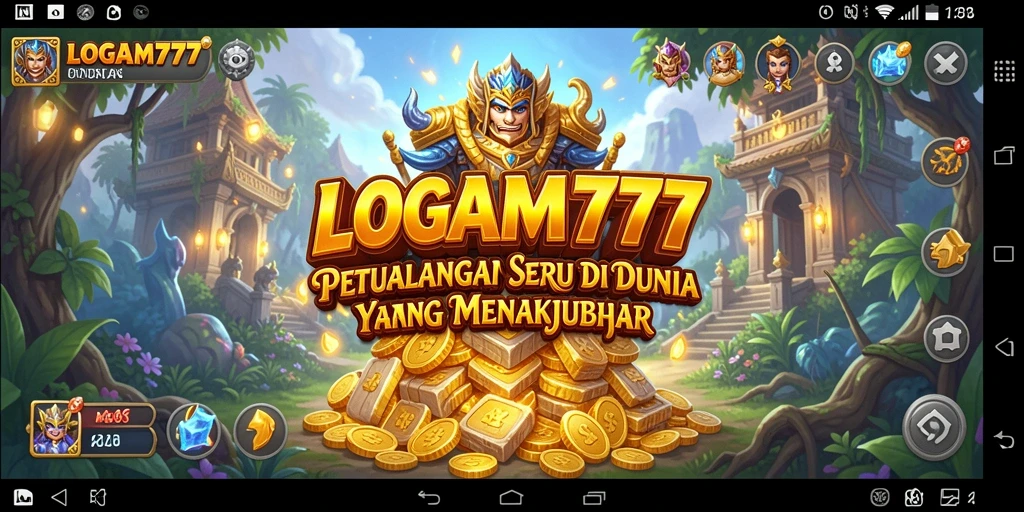 Tampilan gameplay <strong>LOGAM777</strong> yang mendebarkan dan penuh petualangan.