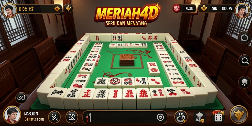 Tampilan permainan seru dan menantang di MERIAH4D.