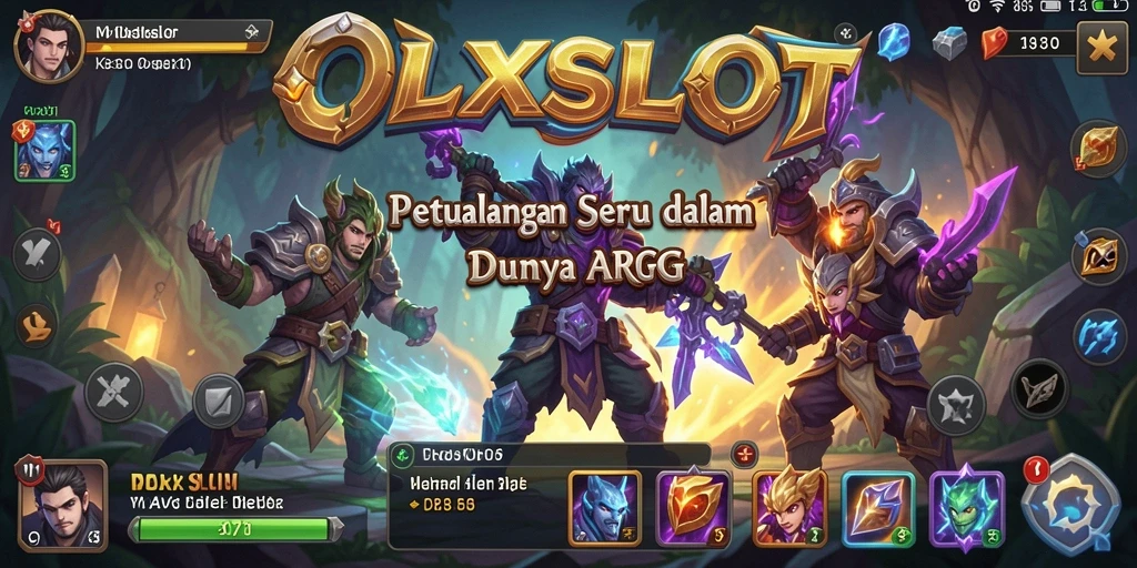 Tampilan screenshot OLXSLOT menampilkan aksi pertempuran yang mendebarkan.