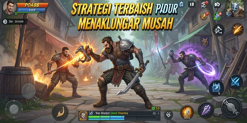 Tampilan gameplay POA88 yang penuh strategi dan tantangan.