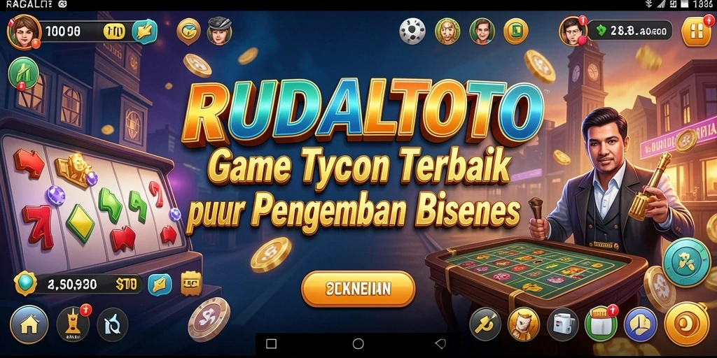 Tangkapan layar gameplay RUDALTOTO menampilkan pengalaman Tycoon yang menantang.