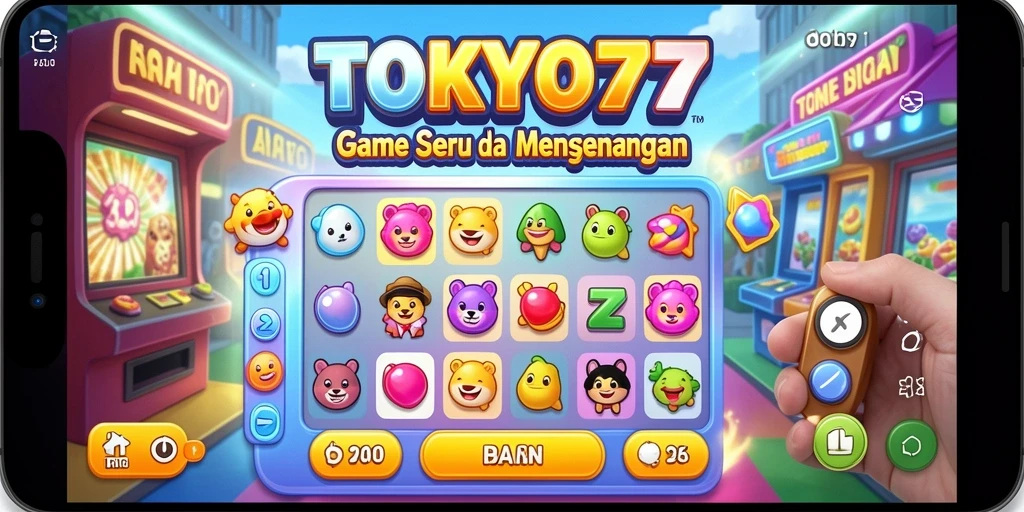 Screenshot gameplay TOKYO77 yang menunjukkan aksi Bingo yang seru.