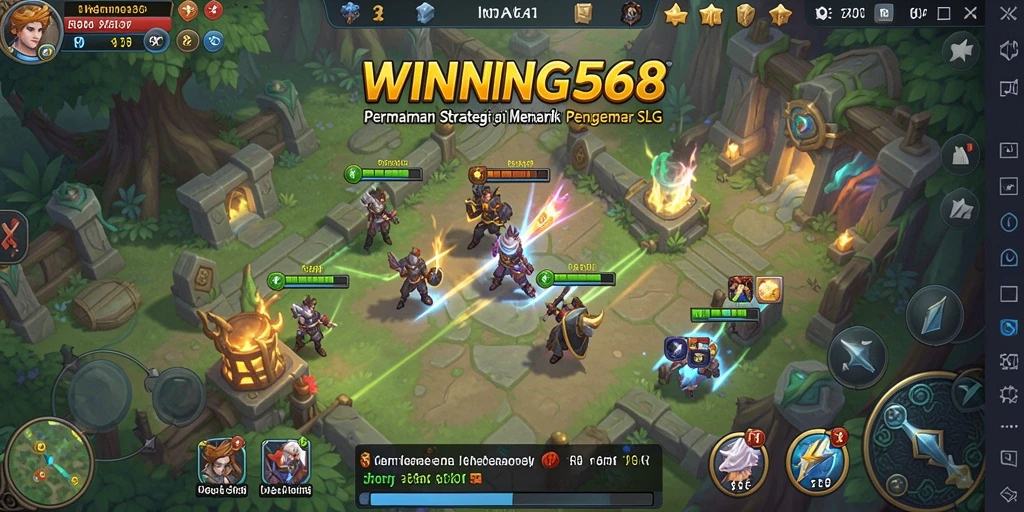Tampilan gameplay menarik dari WINNING568 yang menantang strategi pemain.